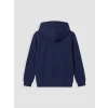 LCW Kids Lacivert Kapüşonlu Erkek Çocuk Fermuarlı Sweatshirt