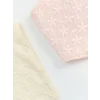 LCW baby Ekru Kız Bebek Mama Önlüğü 2li