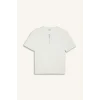 Defacto H8680AXWT34 Beyaz %100 Pamuk New Regular Fıt 2li Şortlu Pijama Takımı