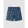 LCW SWIMWEAR Mavi Kısa Boy Desenli Erkek Deniz Şortu