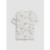 LCW Kids Ekru Pokemon Baskılı Erkek Çocuk Şortlu Pijama Takımı