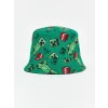 LCW ACCESSORIES Yeşil Minecraft Baskılı Erkek Çocuk Bucket Şapka