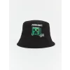 LCW ACCESSORIES Yeşil Minecraft Baskılı Erkek Çocuk Bucket Şapka