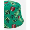 LCW ACCESSORIES Yeşil Minecraft Baskılı Erkek Çocuk Bucket Şapka