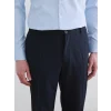 LCW BUSINESS Lacivert Standart Kalıp Pileli Erkek Kumaş Pantolon