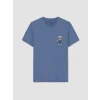 LC WAIKIKI İndigo Regular Fit Baskılı Erkek Pijama Takım