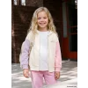 LCW Kids Ekru Kapüşonlu Kız Çocuk Fermuarlı Sweatshirt