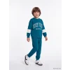 LCW Kids Petrol New York Baskılı Erkek Çocuk Takım