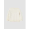 LCW Kids Ekru Bisiklet Yaka Payetli Kız Çocuk Sweatshirt