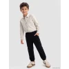 LCW Kids Siyah Regular Fit Erkek Çocuk Jogger Pantolon