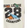 LCW Kids Bej Dinozor Baskılı Erkek Çocuk Takım