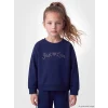 LCW Kids Lacivert Taşlı Kız Çocuk Soft Touch Takım