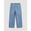 LCW Kids İndigo Wideleg Kız Çocuk Jean Pantolon