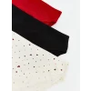 LCW DREAM Ekru Baskılı Bikini Külot 3lü