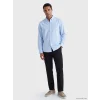 LCW Vision Mavi Regular Fit Keten Karışımlı Erkek Gömlek