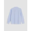 LCW Vision Mavi Regular Fit Keten Karışımlı Erkek Gömlek