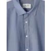 LCW Vision İndigo Regular Fit Keten Karışımlı Erkek Gömlek