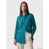 LCWAIKIKI Classic Yeşil Modal Karışımlı Oversize Kadın Gömlek Tunik