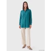 LCWAIKIKI Classic Yeşil Modal Karışımlı Oversize Kadın Gömlek Tunik
