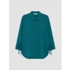 LCWAIKIKI Classic Yeşil Modal Karışımlı Oversize Kadın Gömlek Tunik