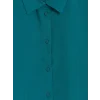 LCWAIKIKI Classic Yeşil Modal Karışımlı Oversize Kadın Gömlek Tunik