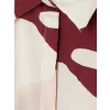 LCW EVERYDAY Bordo Çiçekli Kadın Gömlek Tunik