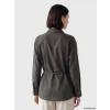 LCW Modest Kahverengi Keten Karışımlı Kadın Gömlek Tunik