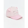 LCW ACCESSORIES Pembe Hayvan Figürlü Kız Çocuk Kep Şapka