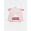 LCW ACCESSORIES Pembe Hayvan Figürlü Kız Çocuk Kep Şapka
