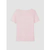 LCW DREAM Pembe V Yaka Puantiyeli Kadın Şortlu Pijama Takımı