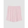 LCW DREAM Pembe V Yaka Puantiyeli Kadın Şortlu Pijama Takımı