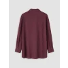 LCW Modest Bordo Modal Karışımlı Kadın Gömlek Tunik