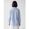 LCW Modest Mavi Çizgili Kadın Gömlek Tunik