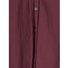 LCW Modest Bordo Modal Karışımlı Kadın Gömlek Tunik