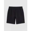 LCWAIKIKI Basic Siyah Beli Lastikli Kadın Şort