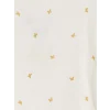 LCW Kids Ekru Kelebek Desenli Kız Çocuk Tişört