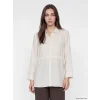 LCW Modest Ekru Modal Karışımlı Kadın Gömlek Tunik