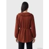 LCW EVERYDAY Bordo Bebe Yaka Bağlamalı Kadın Gömlek Tunik