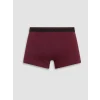 LC WAIKIKI Bordo Pamuklu Esnek Erkek Boxer 3lü