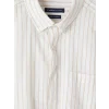 LCWAIKIKI Classic Sarı Regular Fit Çizgili Poplin Erkek Gömlek
