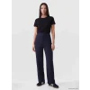 LCWAIKIKI Classic Lacivert Beli Lastikli Soft Touch Kadın Pantolon