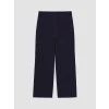 LCWAIKIKI Classic Lacivert Beli Lastikli Soft Touch Kadın Pantolon