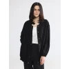 LCW EVERYDAY Siyah Kapüşonlu Kadın Tunik