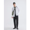 XSIDE Beyaz Regular Fit Poplin Erkek Gömlek