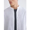 XSIDE Beyaz Regular Fit Poplin Erkek Gömlek