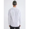 XSIDE Beyaz Regular Fit Poplin Erkek Gömlek