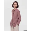 LCW Modest Bordo Modal Karışımlı Kadın Gömlek Tunik