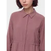 LCW Modest Bordo Modal Karışımlı Kadın Gömlek Tunik
