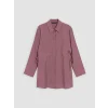 LCW Modest Bordo Modal Karışımlı Kadın Gömlek Tunik