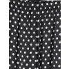 LCW DREAM Siyah Gömlek Yaka Puantiyeli Kadın Pijama Takımı